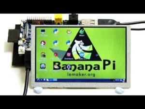 Banana Pi Camera & LCD – YouTube