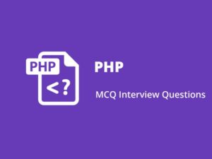 PHP MCQ Quiz & Online Test
PHP is a general-purpose programming language originally designed ...
