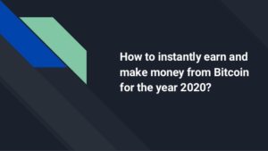 How to make money from Bitcoin in 2020 without getting scammed.