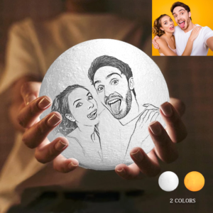 Personalized Lover Creative 3D Print photo Moon Lamp, Engraved Lamp –  – photomoonlamp