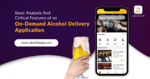 Basic analysis and critical features of an on-demand alcohol delivery application