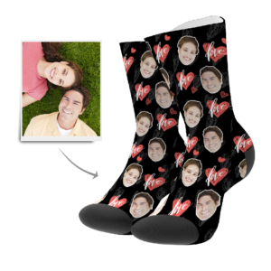 Custom Heartbeat Socks | Get Photo Blanket