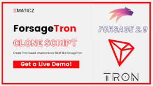 Maticz Technologies is the leading Smart Contract MLM Development Company that offers ForsageTro ...