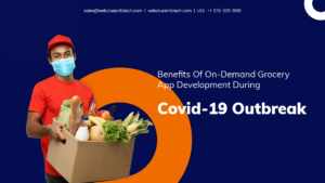 Benefits of On-Demand Grocery App Development During Covid-19 Outbreak | WebClues Infotech