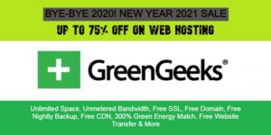 Greengeeks New Year Sale 2021 Offers – Upto 75% Off on web hosting