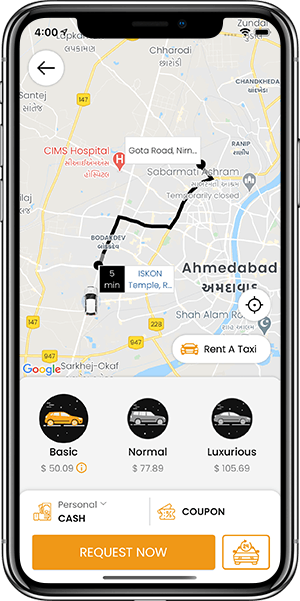 Uber Clone: On-Demand Taxi Booking App