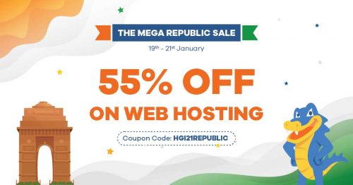 Mega Republic Day Sale On HostGator Web Hosting Services, Here Get Up To 55% Discount on Your Se ...