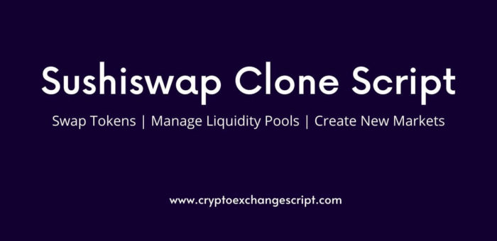 Sushiswap Clone Script | Sushiswap Clone | Create DeFi Protocol like Sushiswap