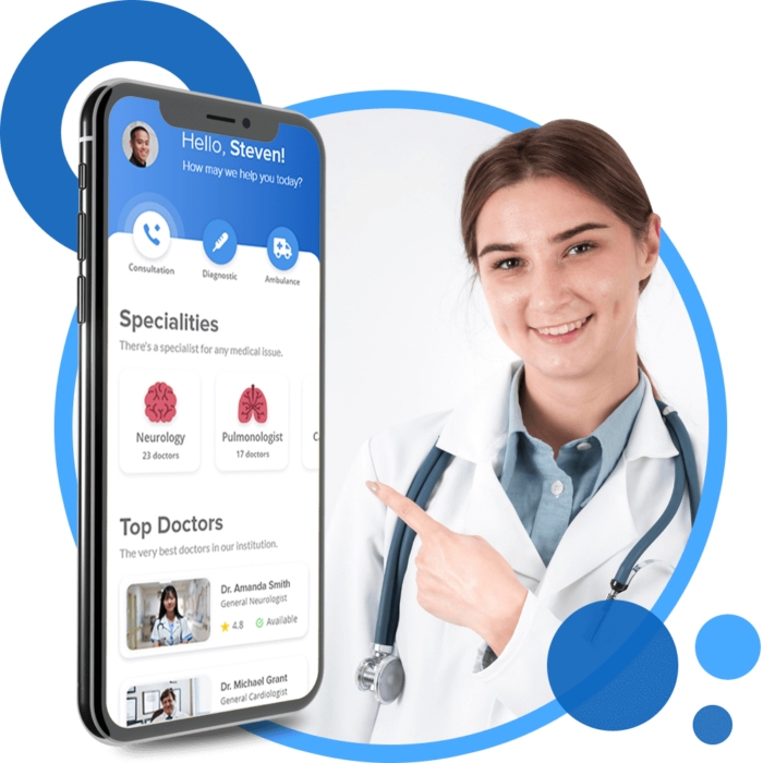 The ZocDoc clone offers access to the best medical experts