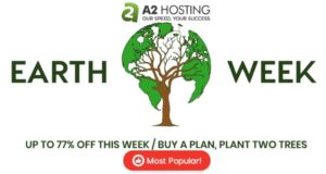 A2 Hosting Earth Week Sale 2021 – Save Upto 77% OFF Web Hosting