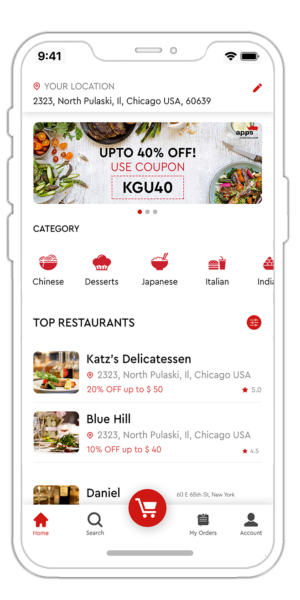 Food Ordering and Delivering app like Ubereats

Looking to invest in the food delivery business? ...