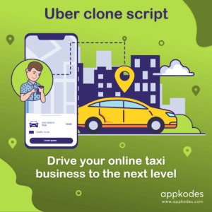 Streamline your taxi business with our a striking taxi-hailing app using uber clone script
