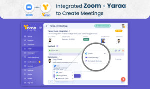 Zoom + Yaraa | Actionable Meetings By Yaraa