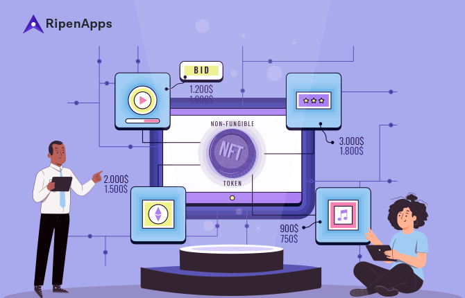 NFT Marketplace App Development- A Mega Guide for Entrepreneurs